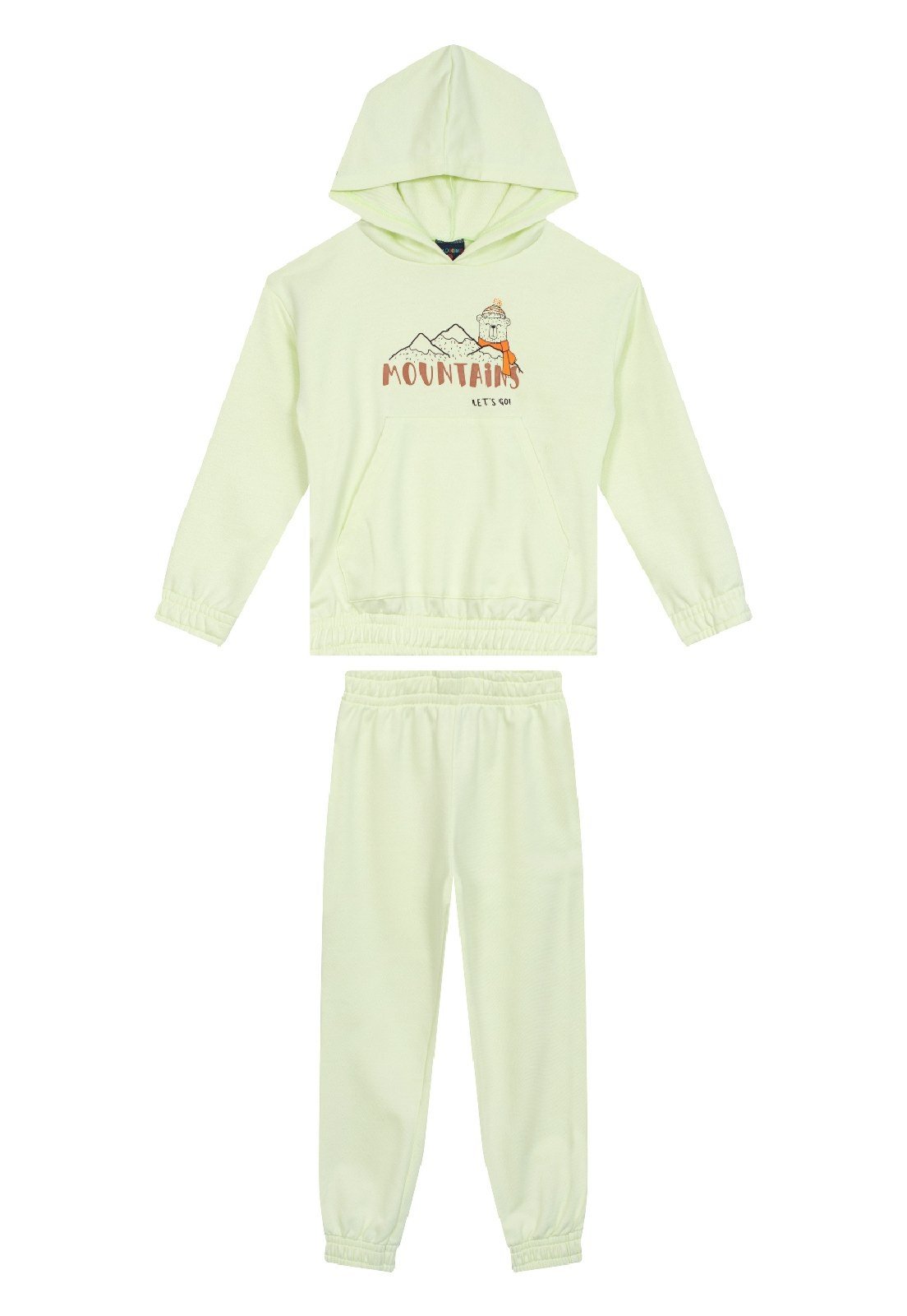 Infantil - Conjunto para Menino de Jaqueta e Calça Guloseima Verde