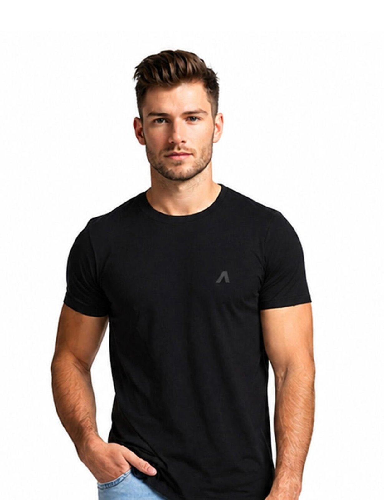 Camiseta Manga Curta Masculino Surplus Aéropostale 871301282-1 Preto
