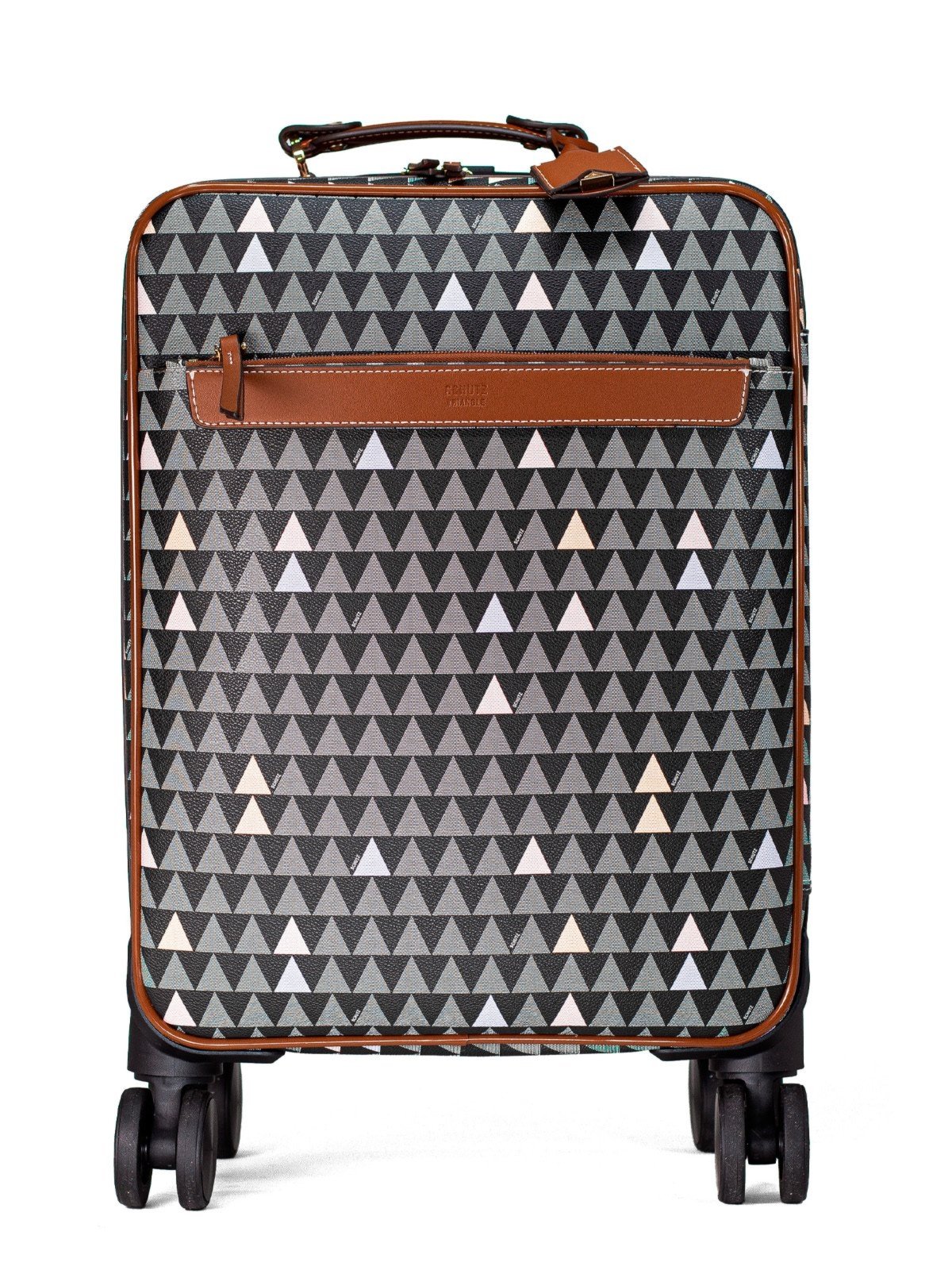 Mala de Viagem Schutz Bordo Triangle Executiva Para Viagens Com Rodinhas 360 Preto Black Sela