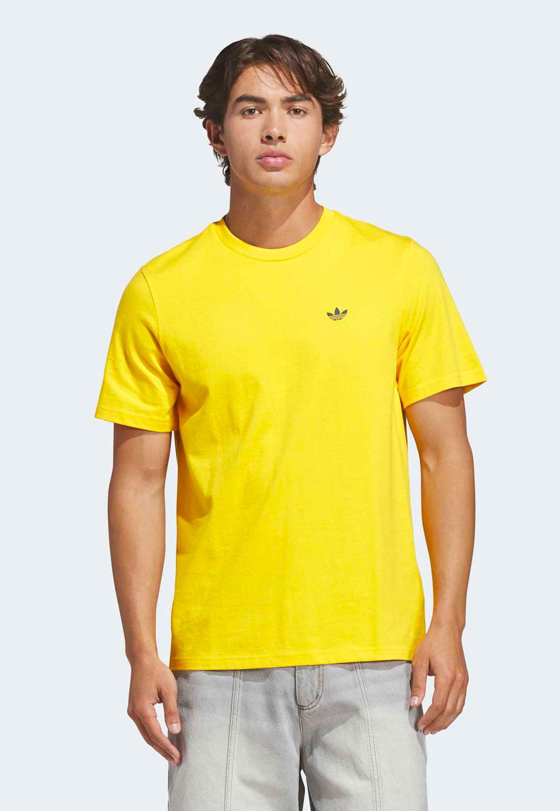 Camiseta Masculina adidas Originals Logo Amarela