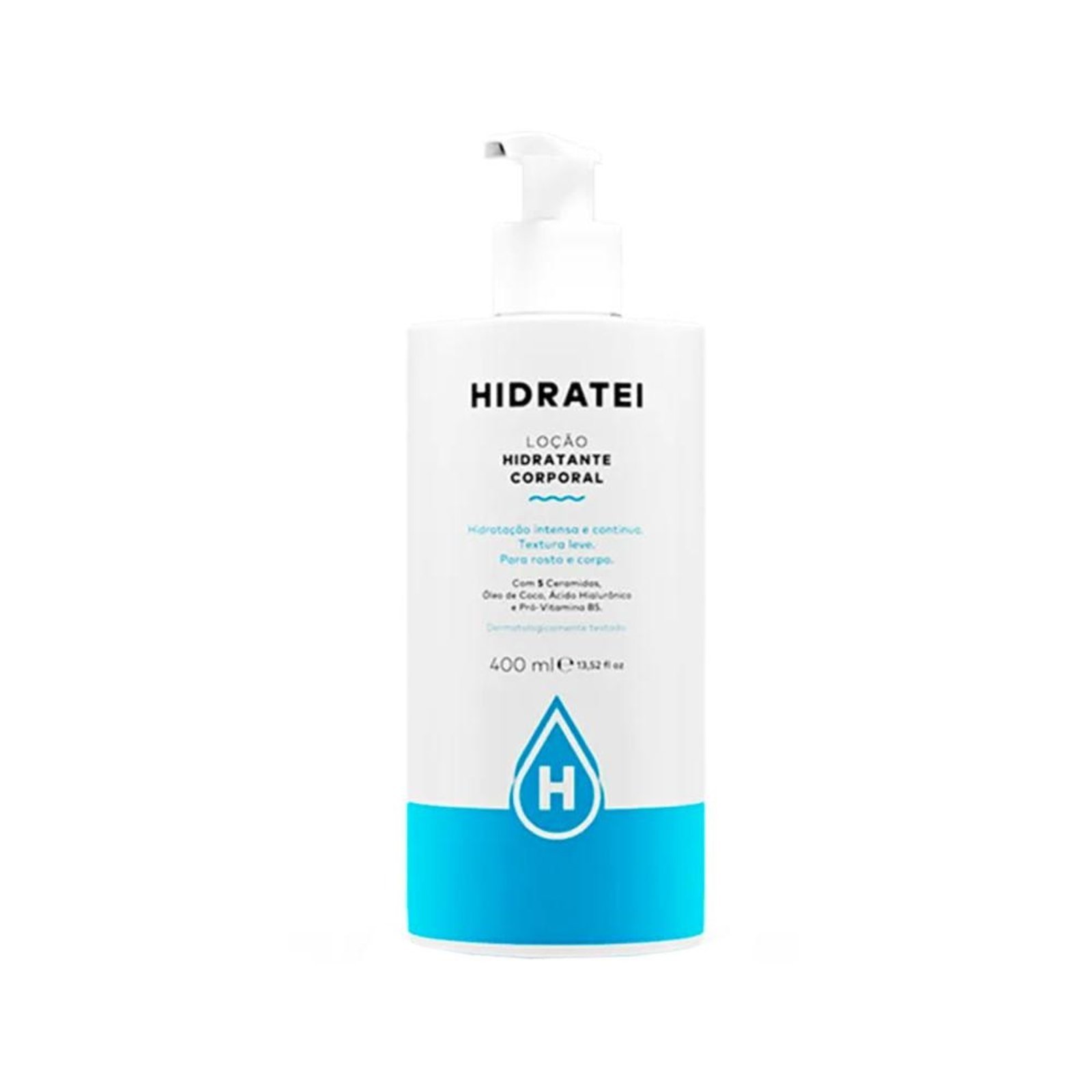 Vista 2 Hidratei Hidratante Corporal Loção 400ml incolor Hidratei incolor