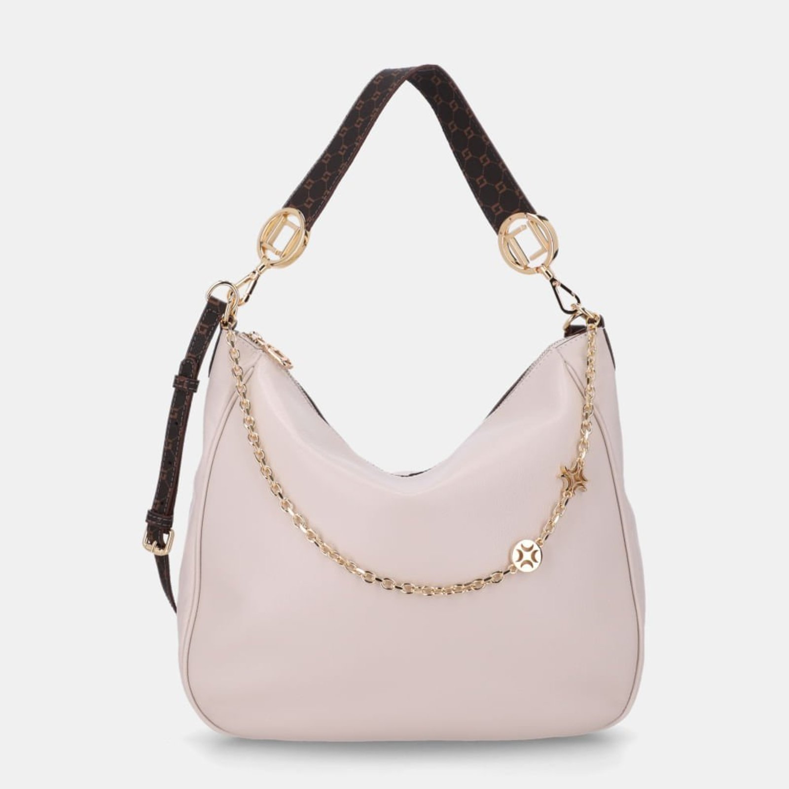 Bolsa Hobo Grande New Ridge Panna-2000792 Luz da Lua