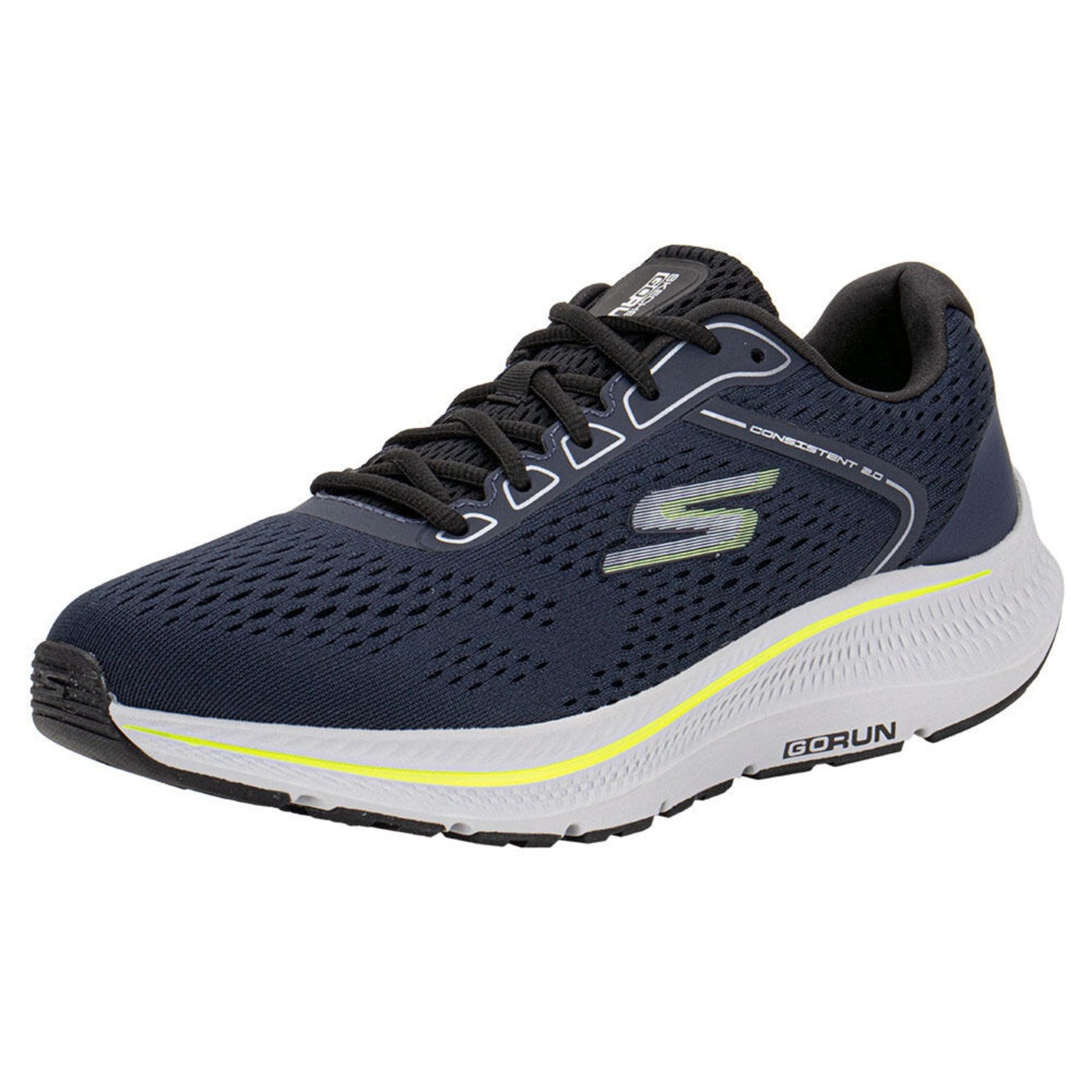 Vista 2 Tênis Masculino Go Run Consistent 2.0 Skechers 220865Br 5670865 azul marinho Skechers azul marinho