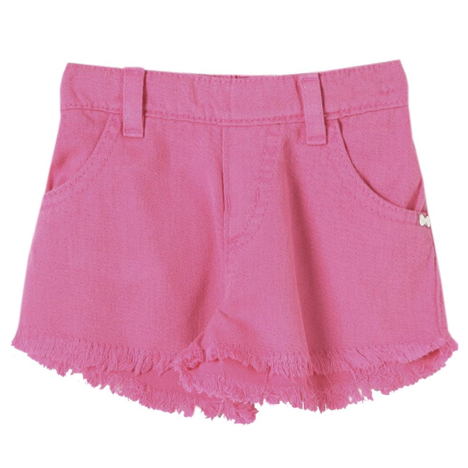 Infantil - Shorts Look Jeans Sarja Collor