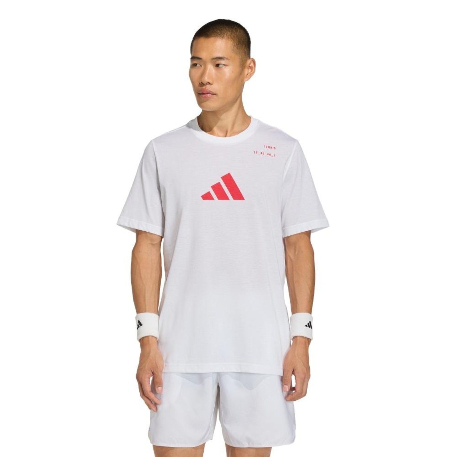 Camiseta Estampada Tennis Category adidas Performance Branco