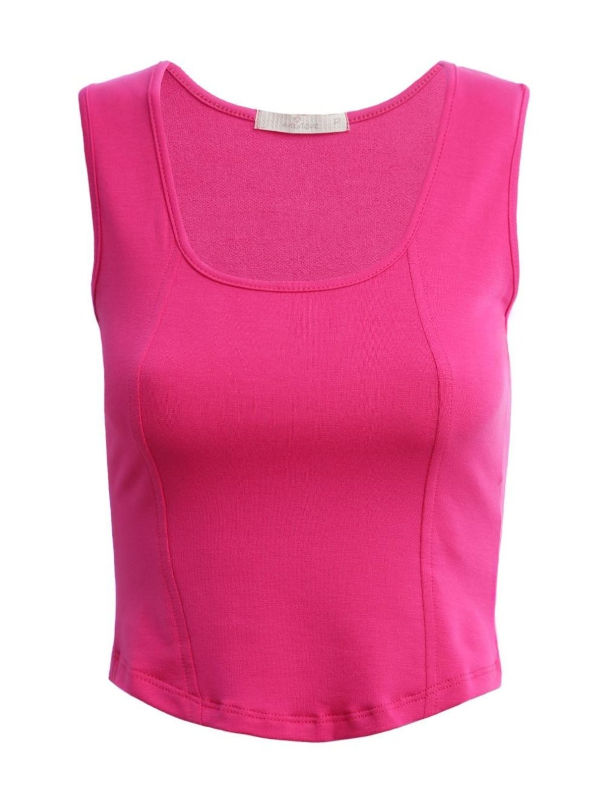 Vista 2 Blusa Cropped Regata Autentique Feminina PINK rosa pink Autentique rosa pink