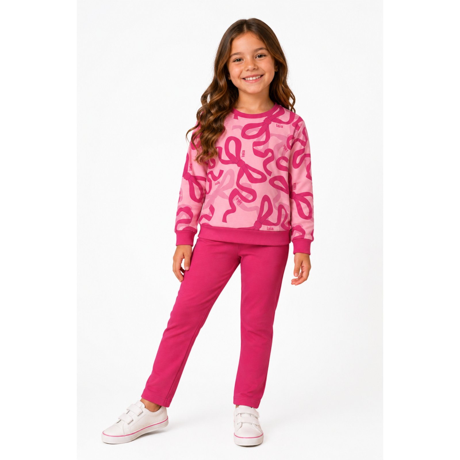 Infantil - Conjunto Menina Inverno Laços Iaia