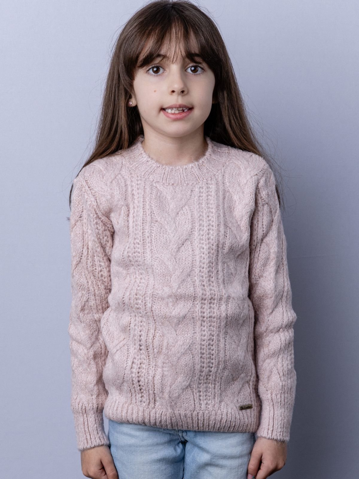 Infantil - Blusa Menina Com Tranças