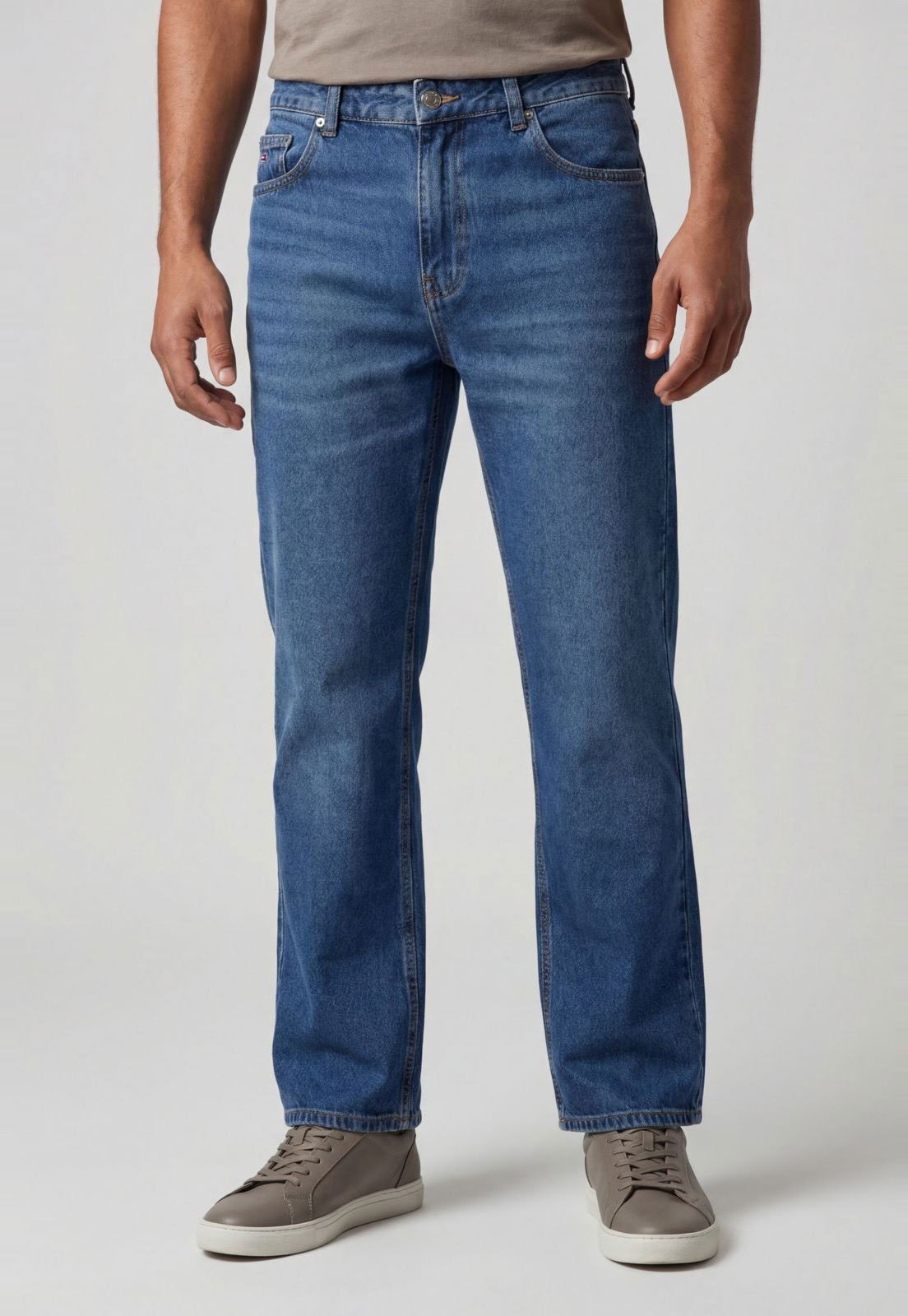 Calça Masculina Tommy Jeans OTIS Regular STR Azul