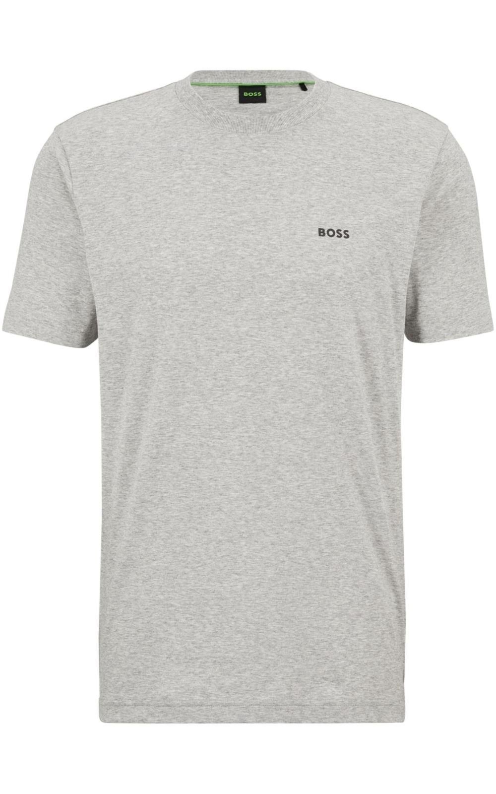 Camiseta De Jérsei Em Algodão Com Caimento Regular E Estampas De Logotipo
