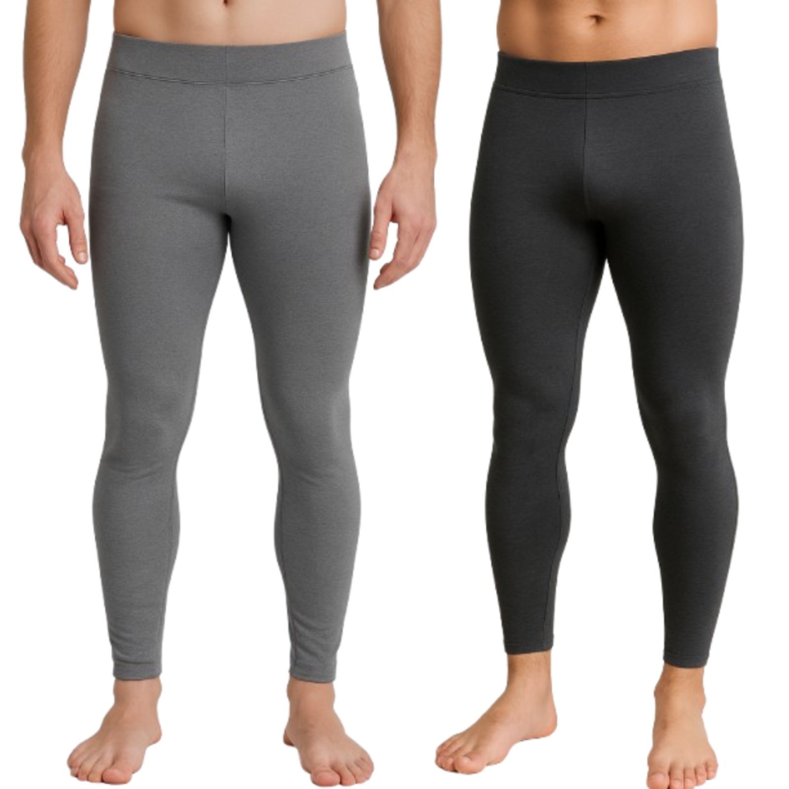 Kit 2 Calça Uv Reflexo Íntimo Segunda Pele Proteção Solar Preto e Cinza