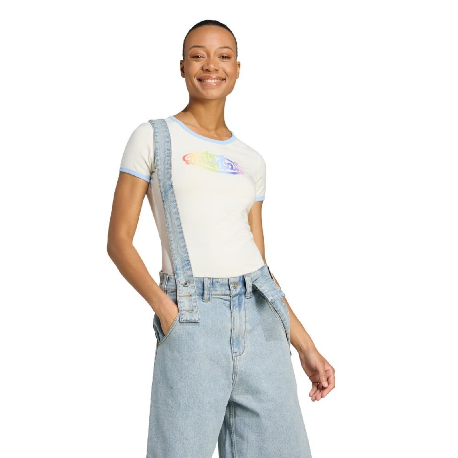 Camiseta Gráfica Slim Adidas x Jeremy Scott adidas Originals Branco