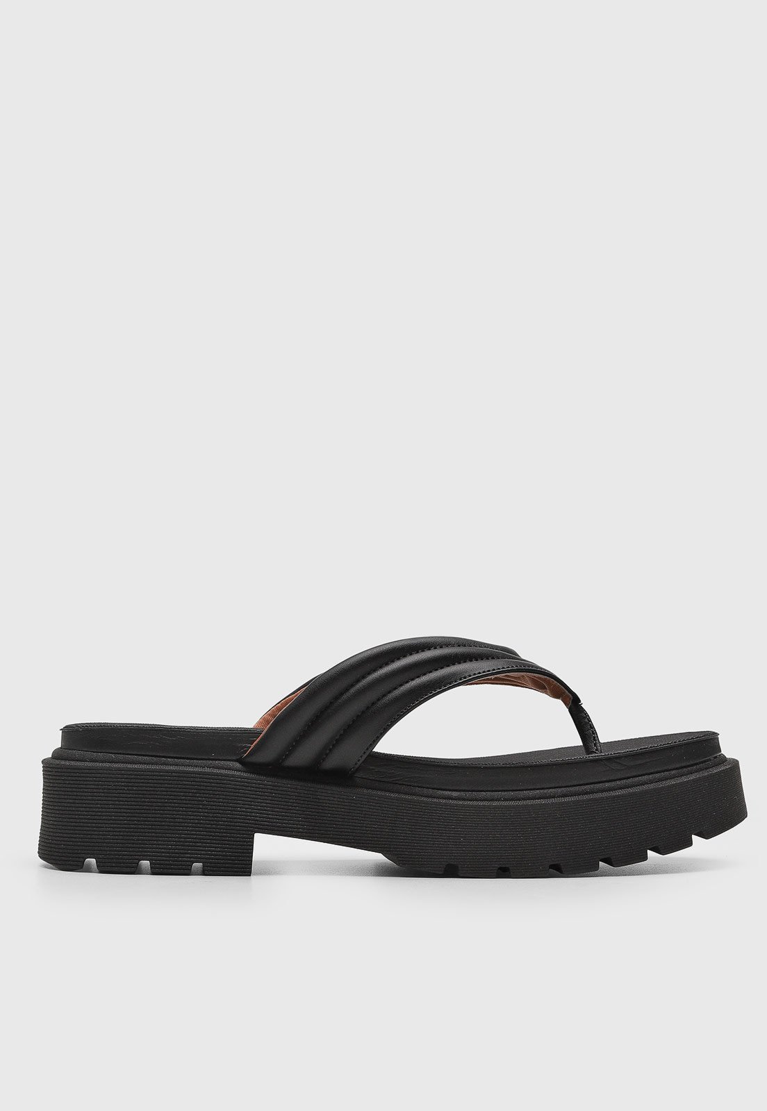 Vista 3 Sandália Feminina Vizzano Salto Bloco Preta preto VIZZANO preto