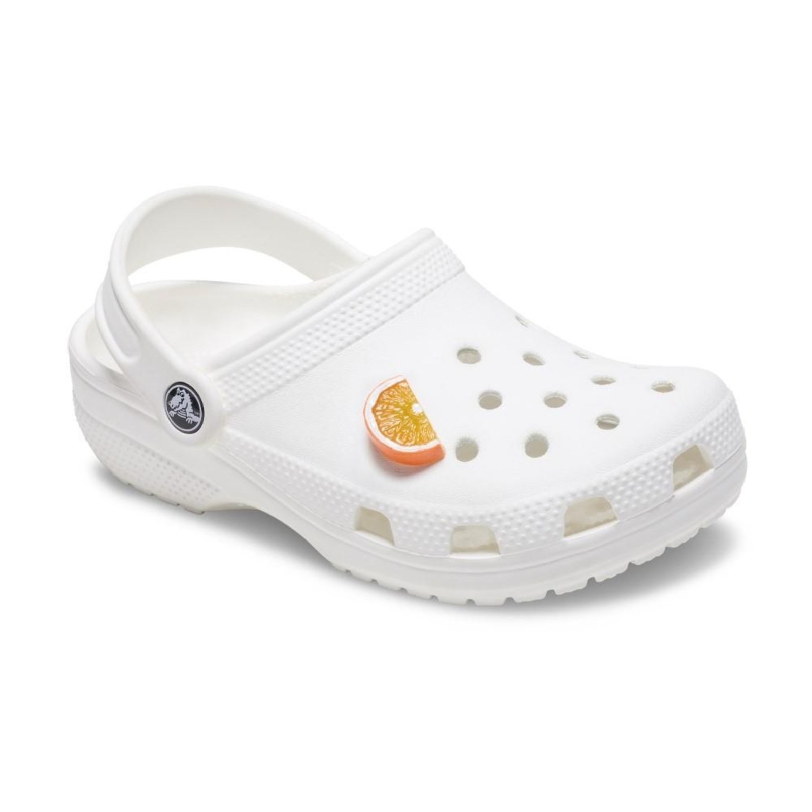 Vista 3 Infantil - Jibbitz™ Fatia de Laranja Brilhante Crocs branco