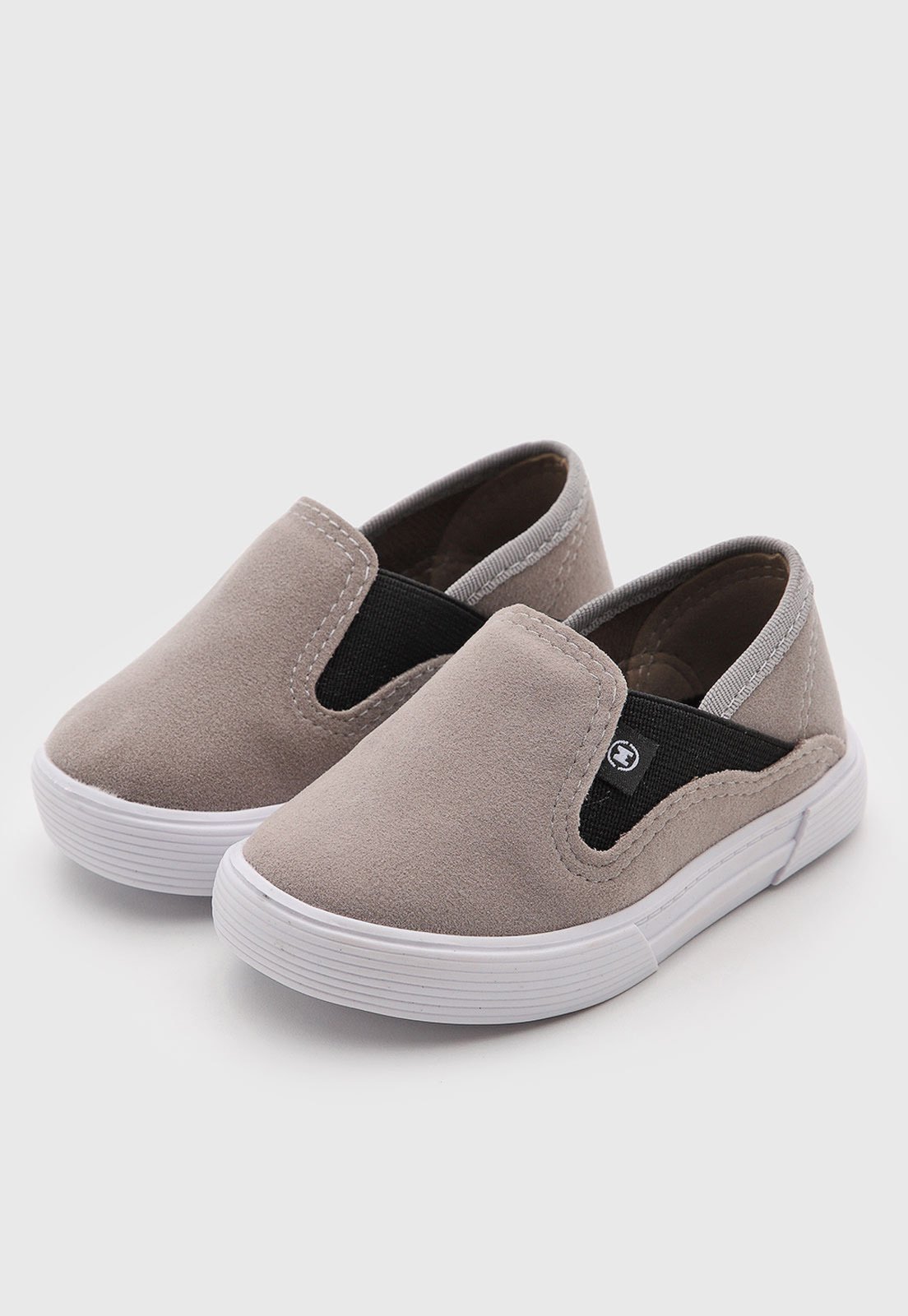 Infantil - Tênis Molekinho Slip On Elástico Nude