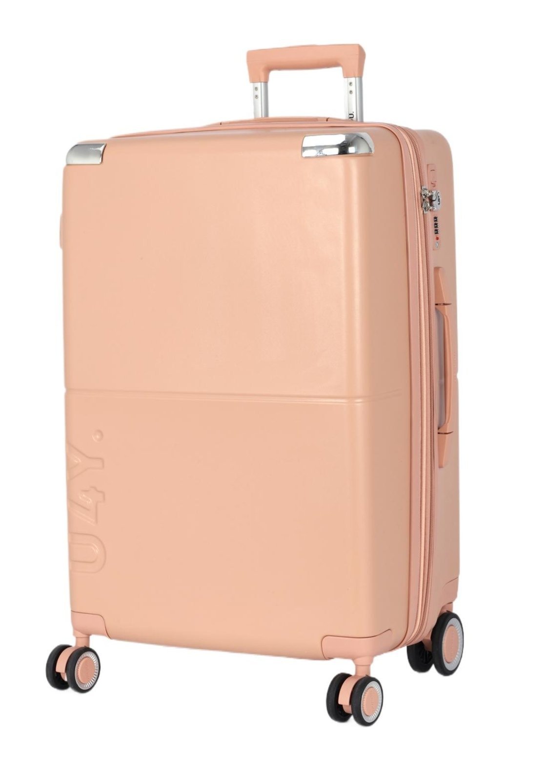 Vista 3 Infantil - Mala de Viagem édia Katerini ABS Expansiva Rodas 360 Up4you rosa Up4you rosa