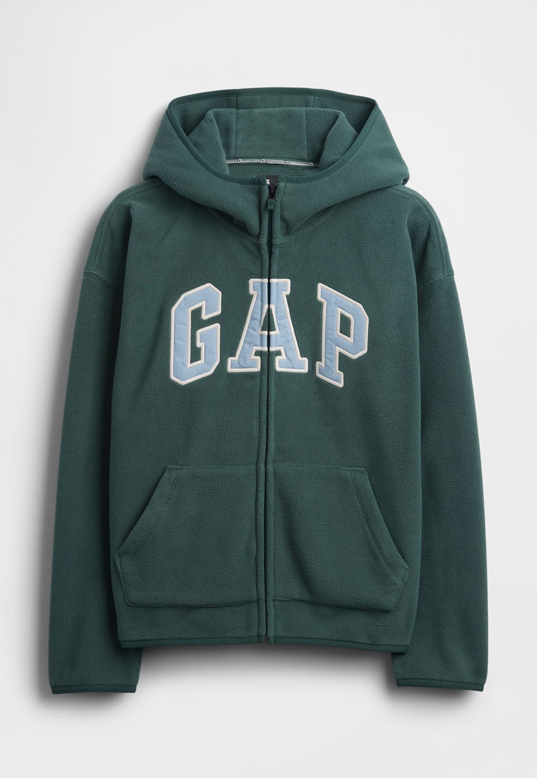Vista 3 Infantil - Jaqueta de Moletom GAP Fleece Escura verde GAP verde