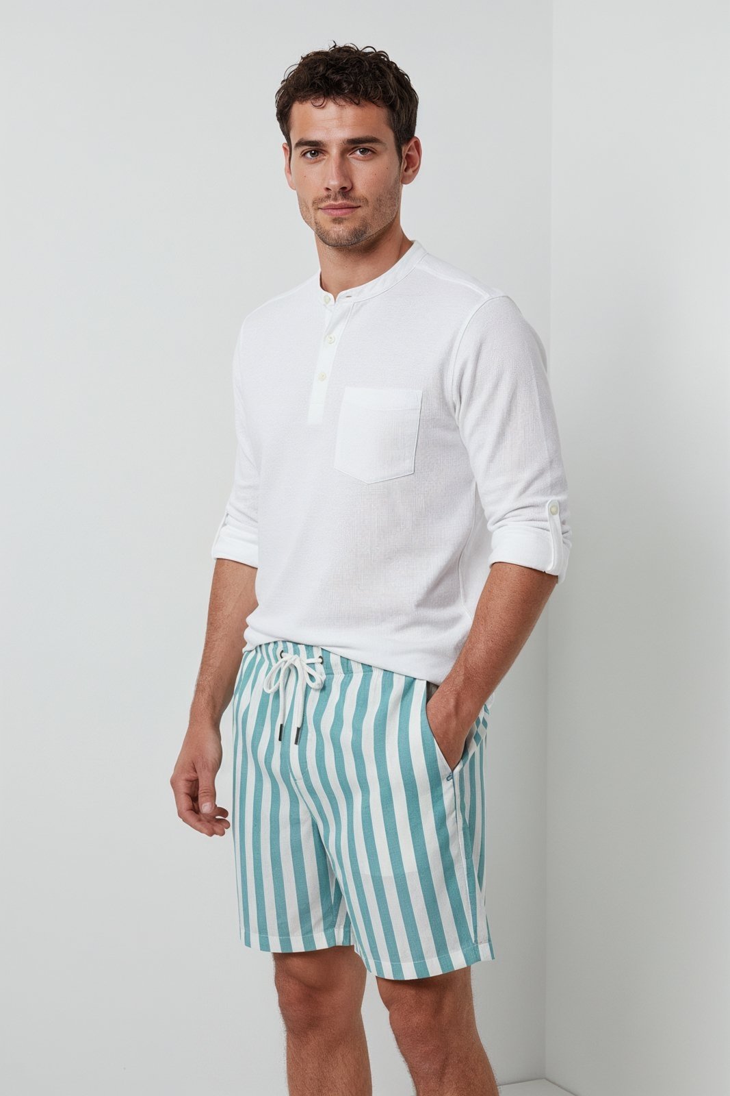 Bata Manga Longa Regular Traymon - Branco - Xgg