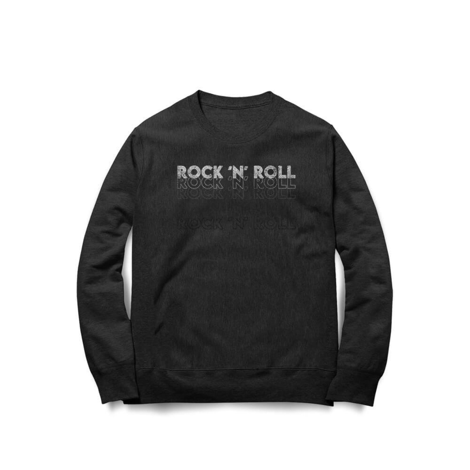 Moletom Rock 'N' Roll Music - Preto - Casual - Studio Geek