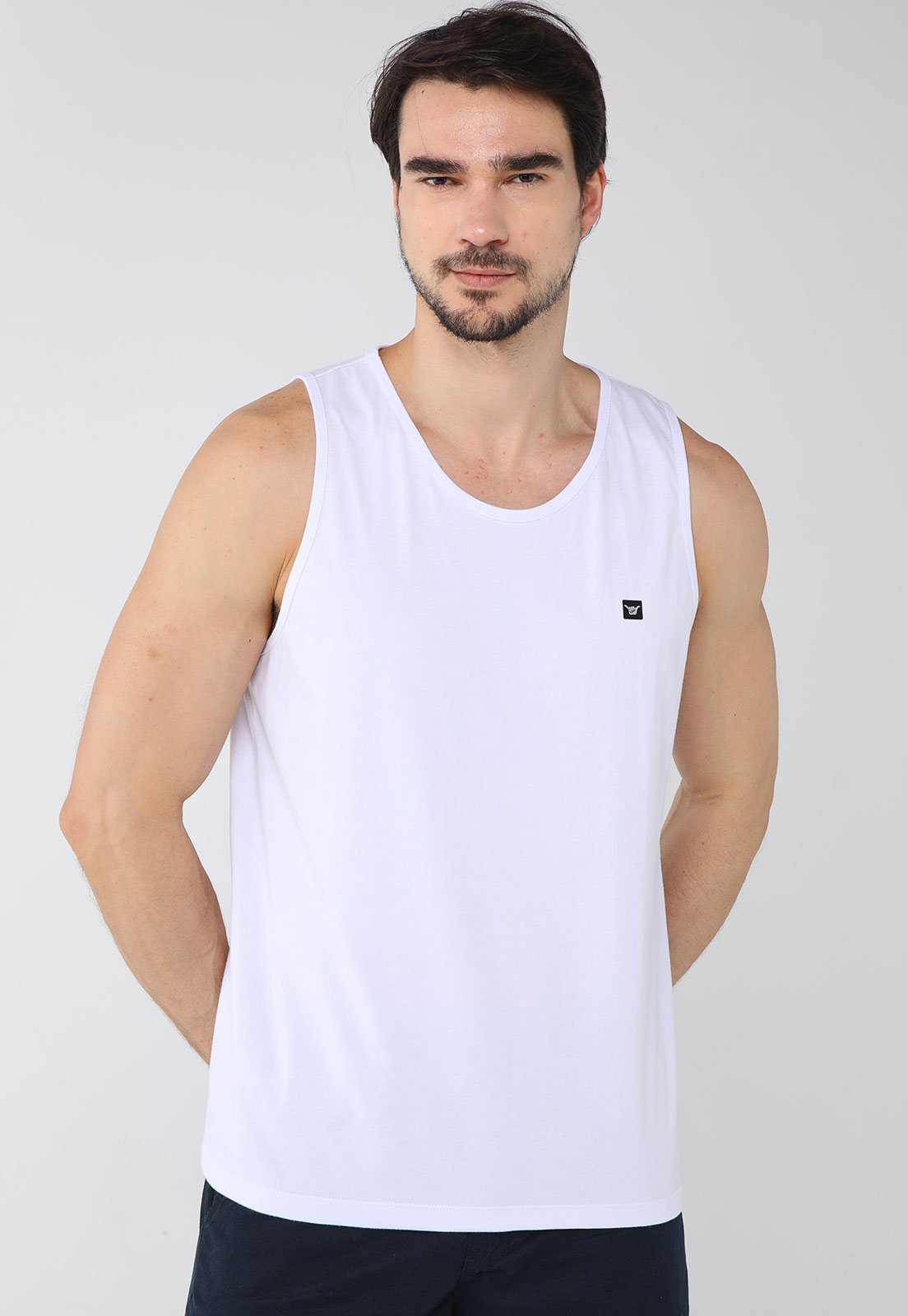 Regata Masculina Hang Loose Silk Mini Branca