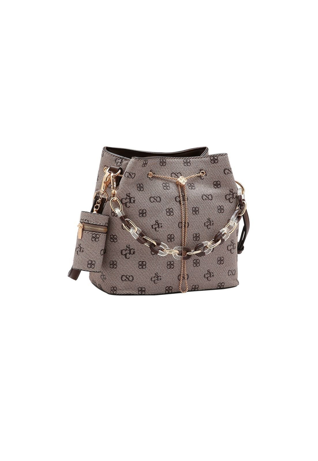Bolsa Feminina Chenson Monograma Atemporal 3485415 Café