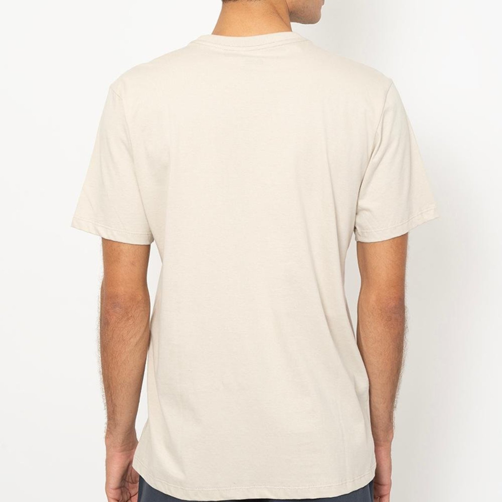 Camiseta Quiksilver Transfer Square SM27 Masculina Areia