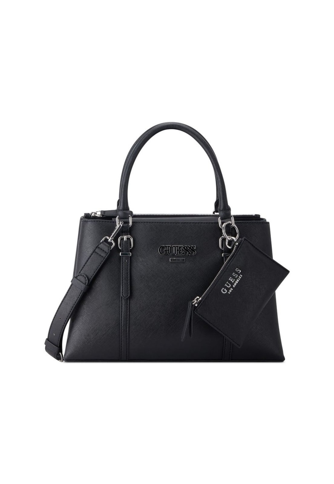Bolsa Sagrada Satchel Preto Guess