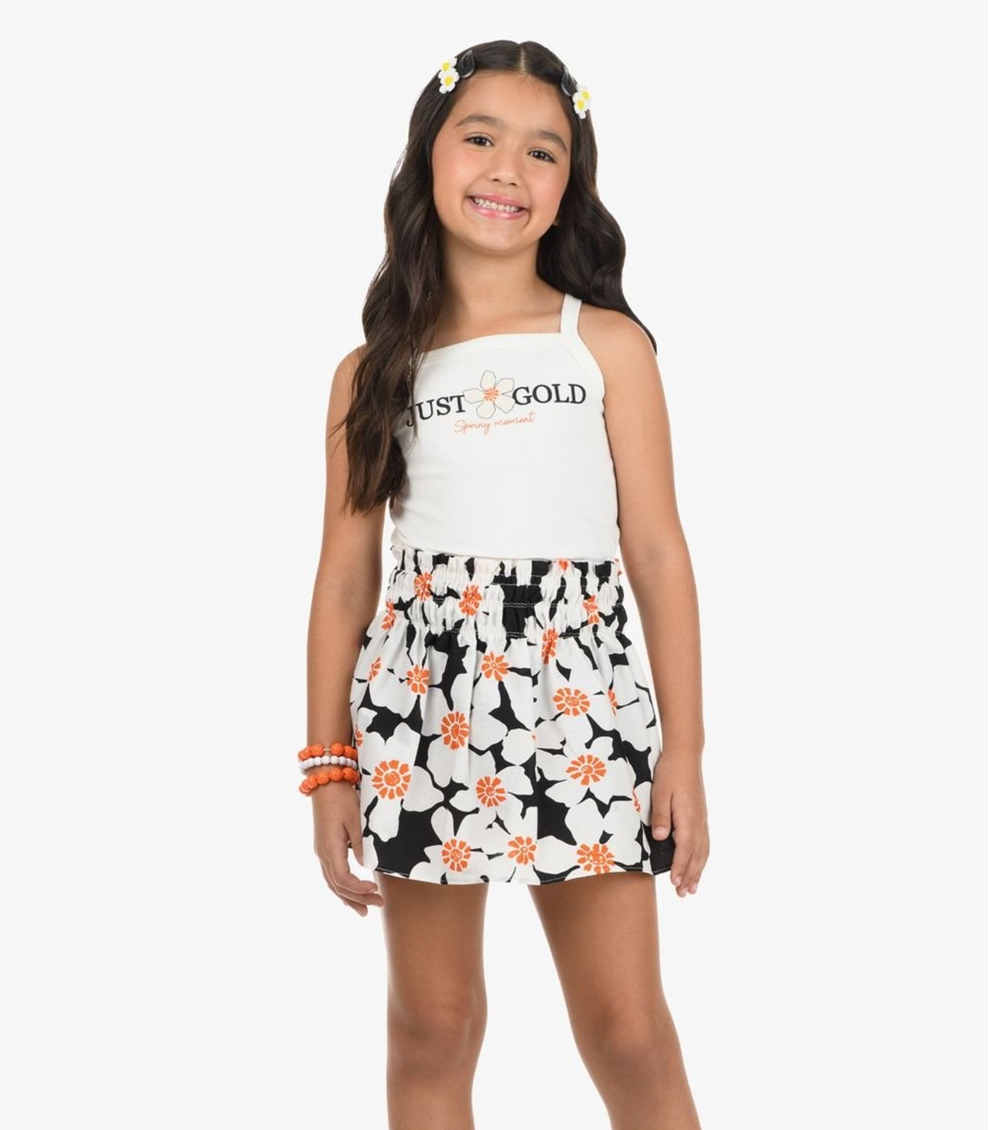 Infantil - Conjunto Regata com Saia Rovi Preto