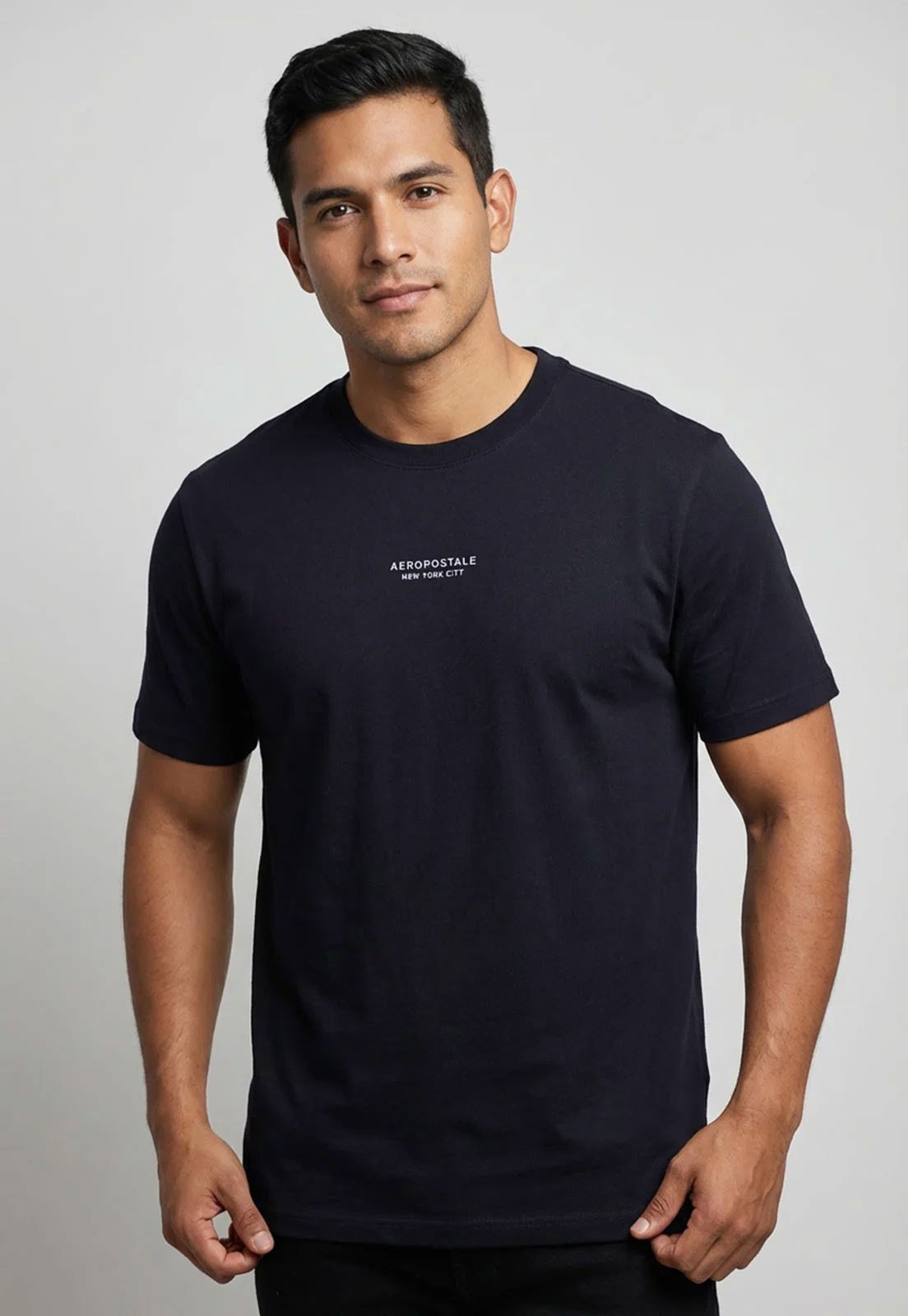 Camiseta Masculina Aeropostale Logo Azul-Marinho