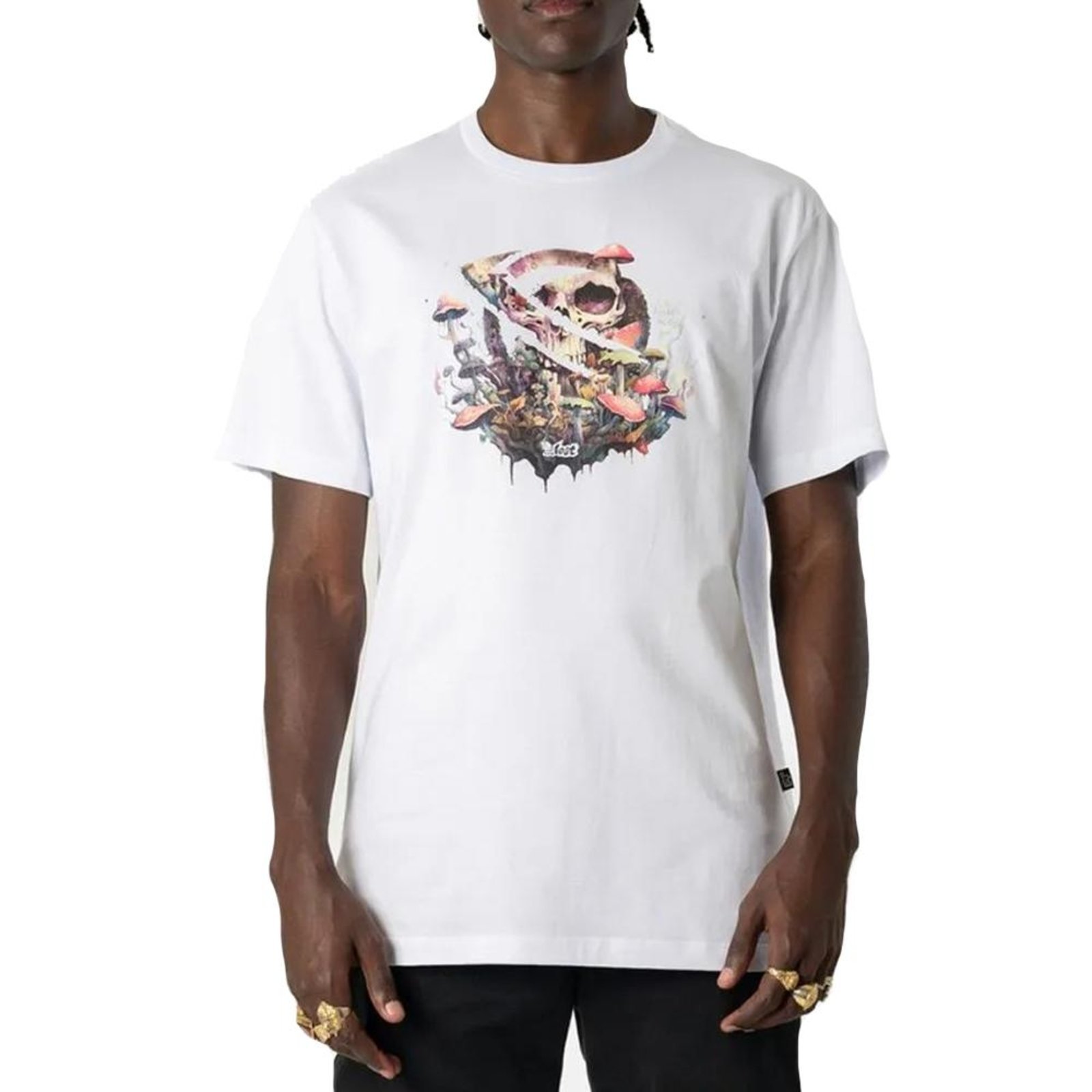 Camiseta Lost Mushrooms Blended SM25 Masculina Branco