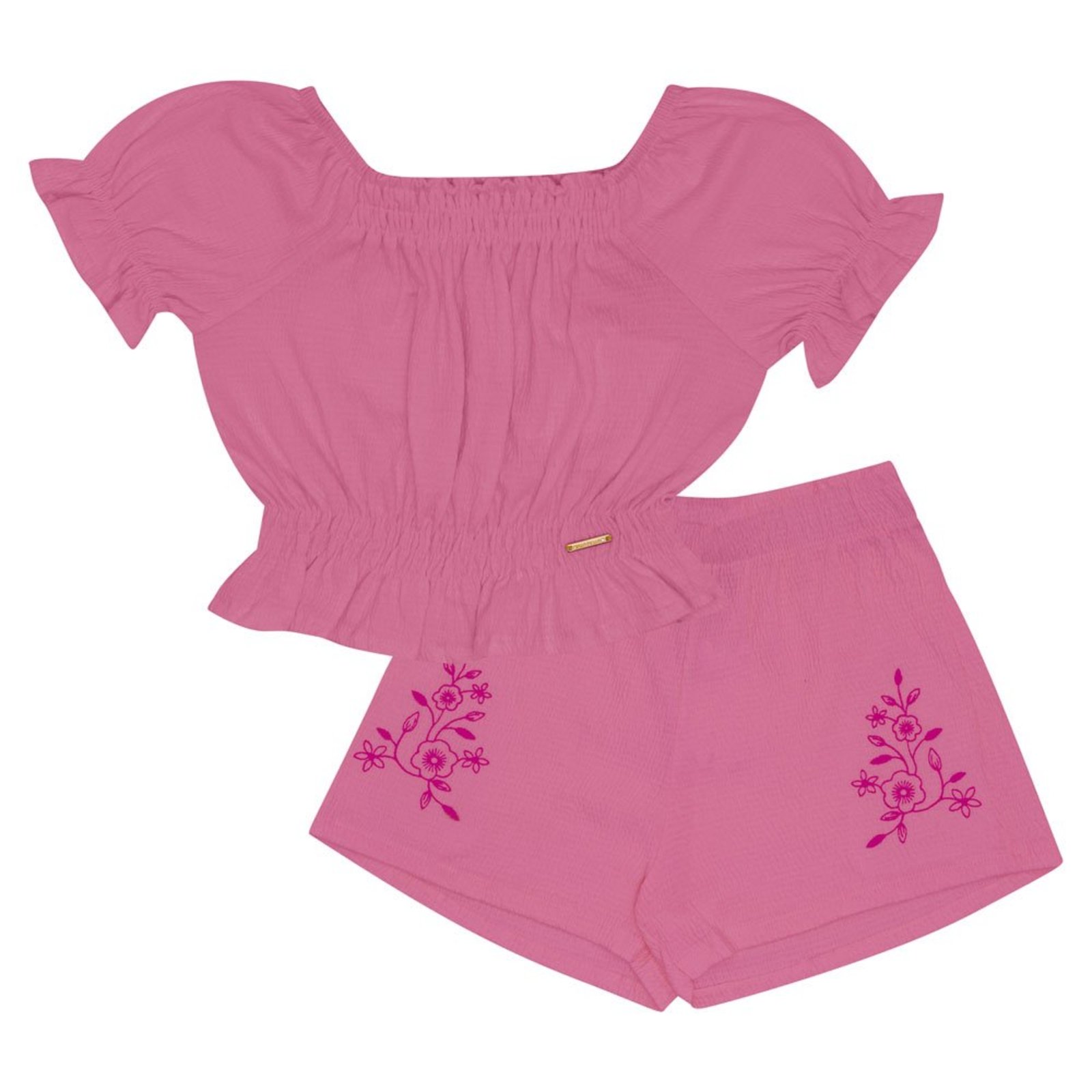 Infantil - Conjunto Menina - Rosa - 52322-749