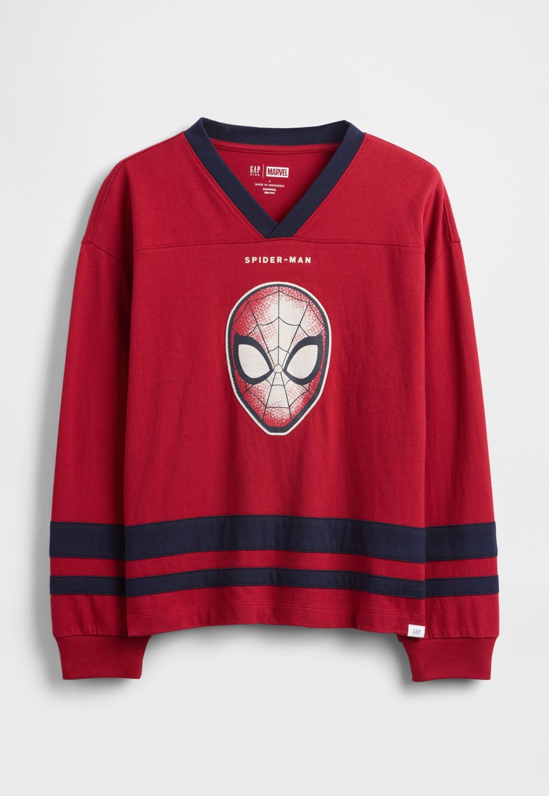 Infantil - Blusa GAP Homem Aranha Manga Longa Vermelha