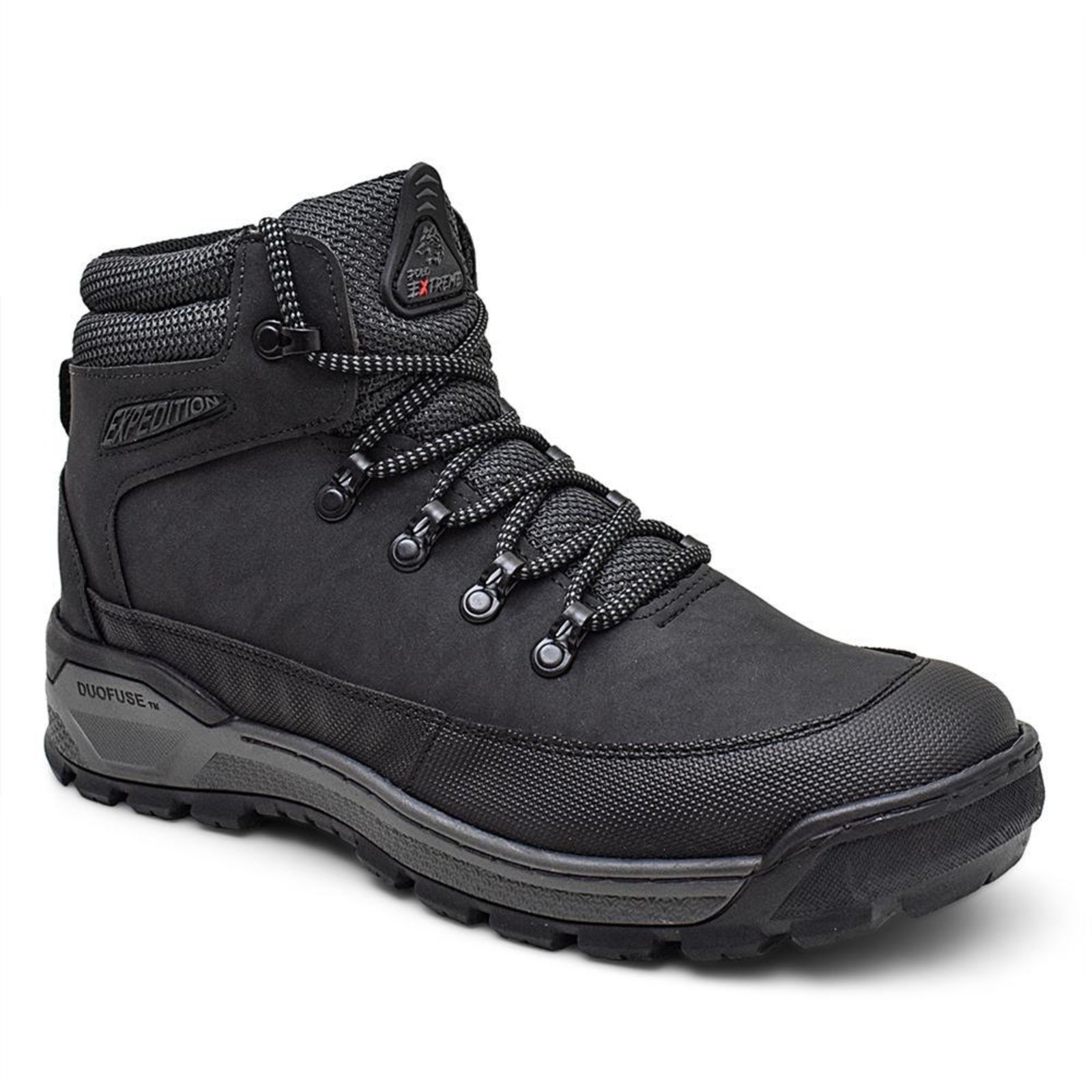 Bota Coturno Masculino Adventure Confortável Dia a Dia Marrom Escuro 37 Preto