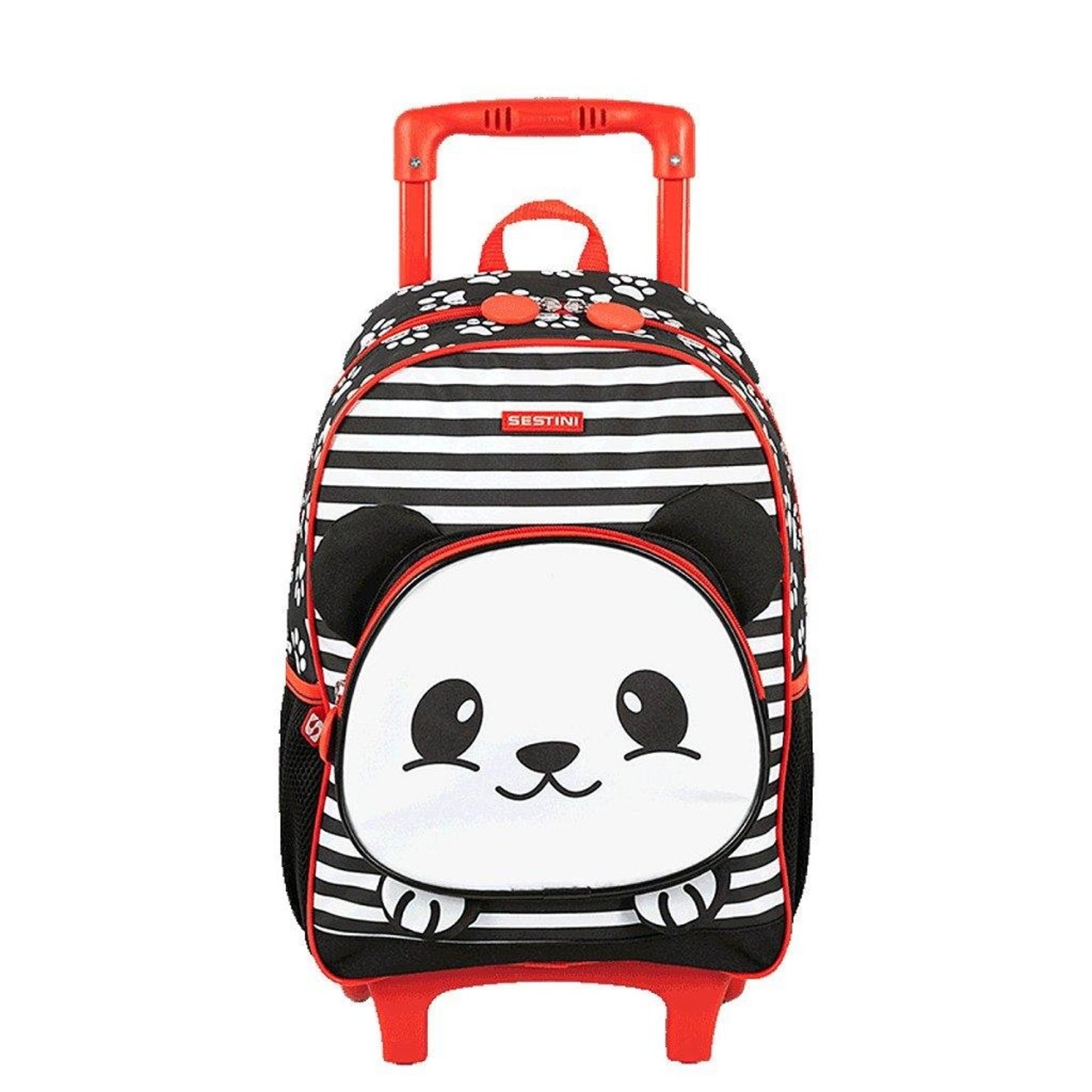Infantil - Mochila Sestini de Rodinhas Média Panda 4 Colorido