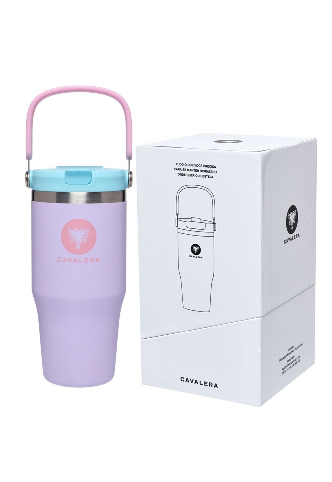 Garrafa Cavalera Térmica Alça Reforçada 750ML