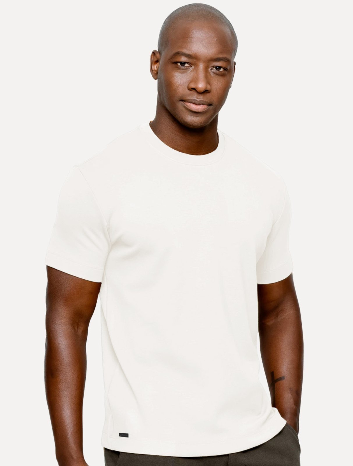Camiseta King & Joe Masculina Slim Pima Cotton Premium Branca