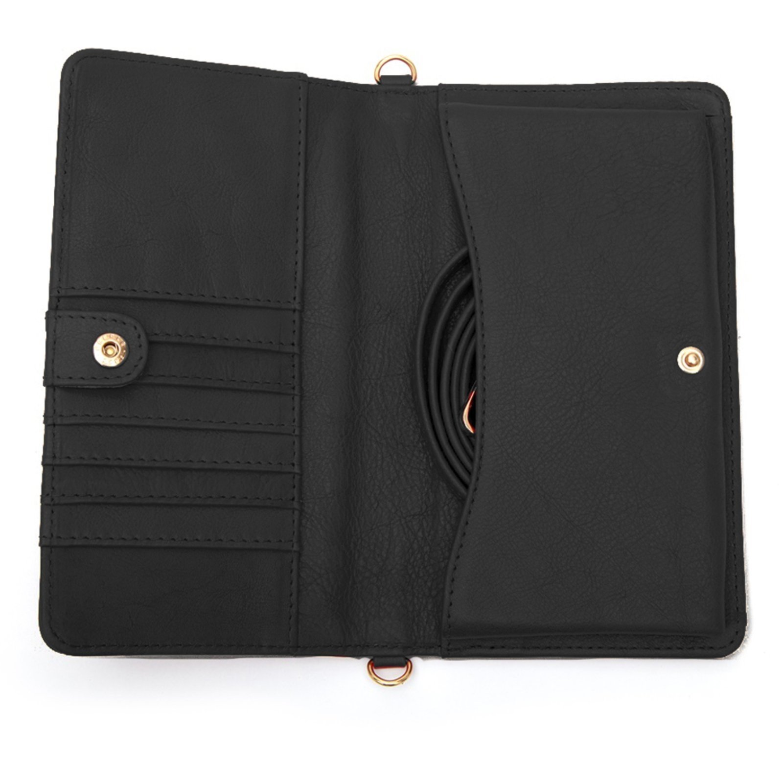 Vista 3 Carteira Colcci Couro Iconic OU24 Feminino Colcci preto