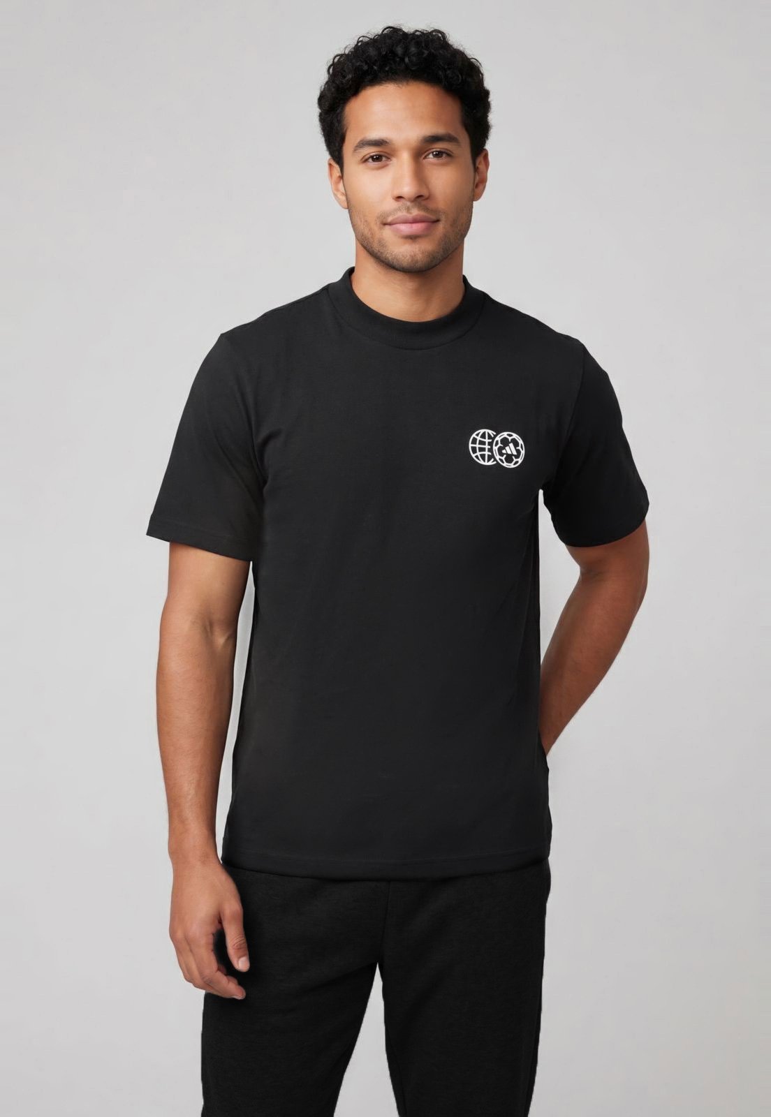 Camiseta Masculina adidas Sportswear Gráfico Preta