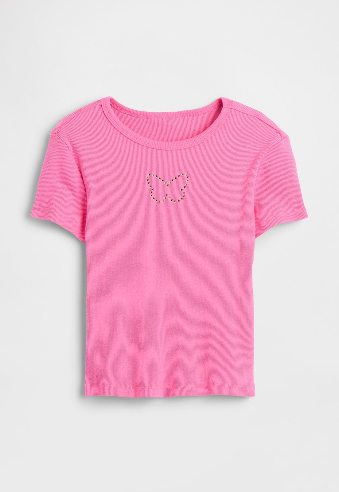 Infantil – Camiseta GAP Borboleta Rosa