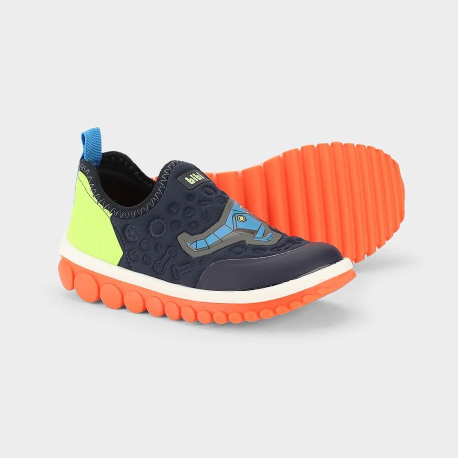 Infantil - Tênis Bibi Roller 2.0 Azul de Dinossauro 1155471 22
