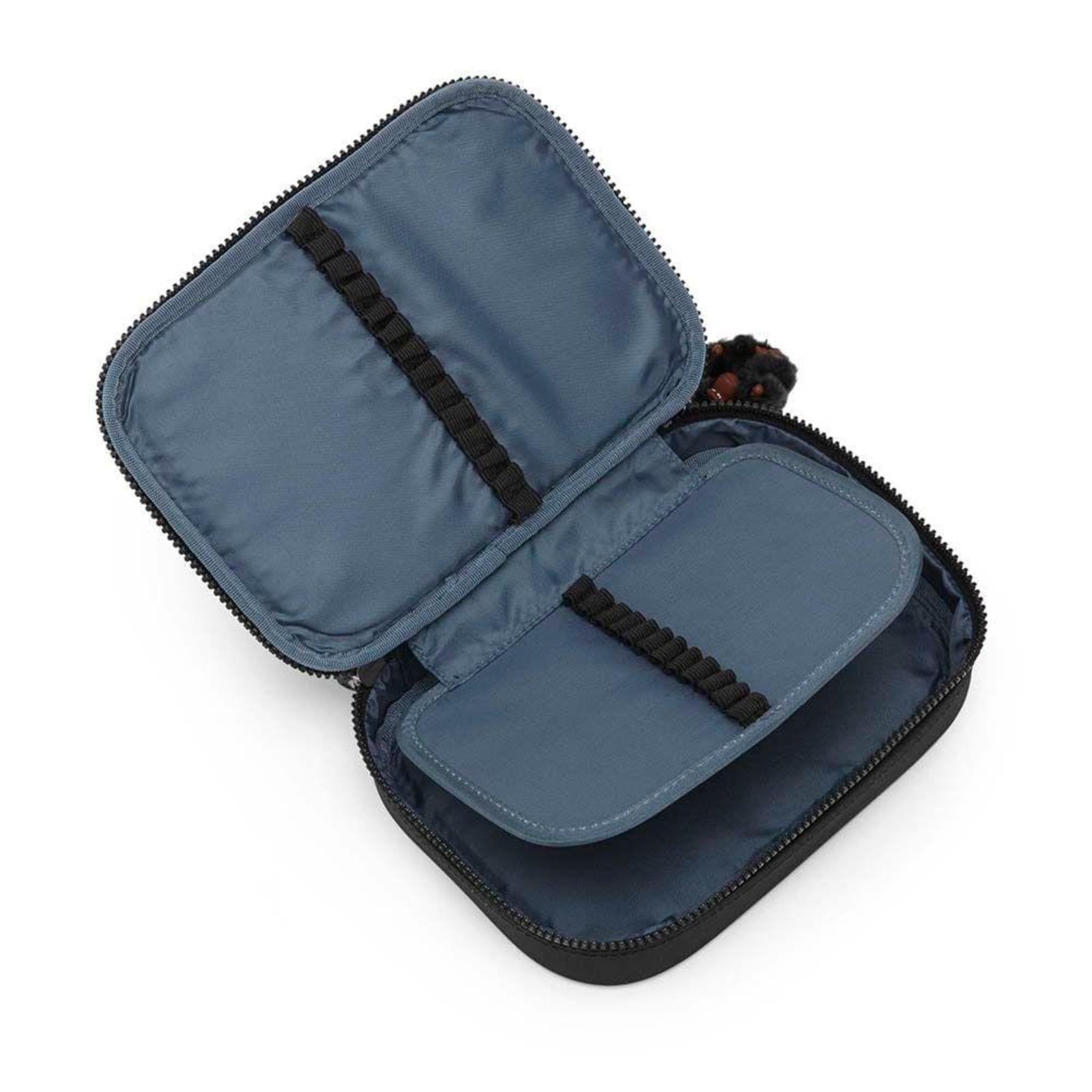 Vista 3 Infantil - Estojo Kipling 100 Pens True Black Preto preto black Kipling preto black