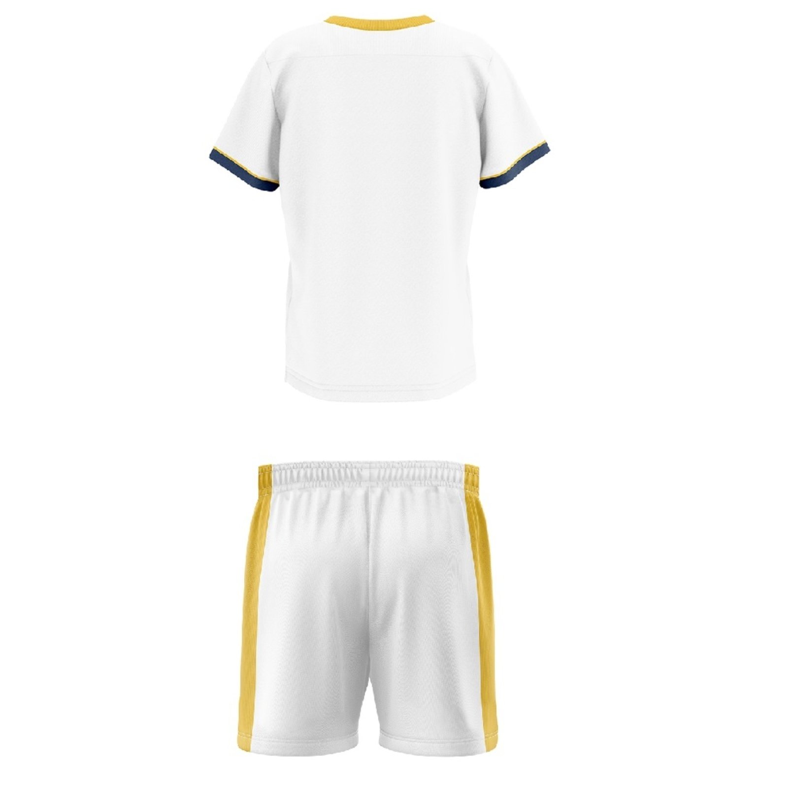 Vista 3 Kit Mini Craque Braziline Real Madri Juvenil branco braziline branco