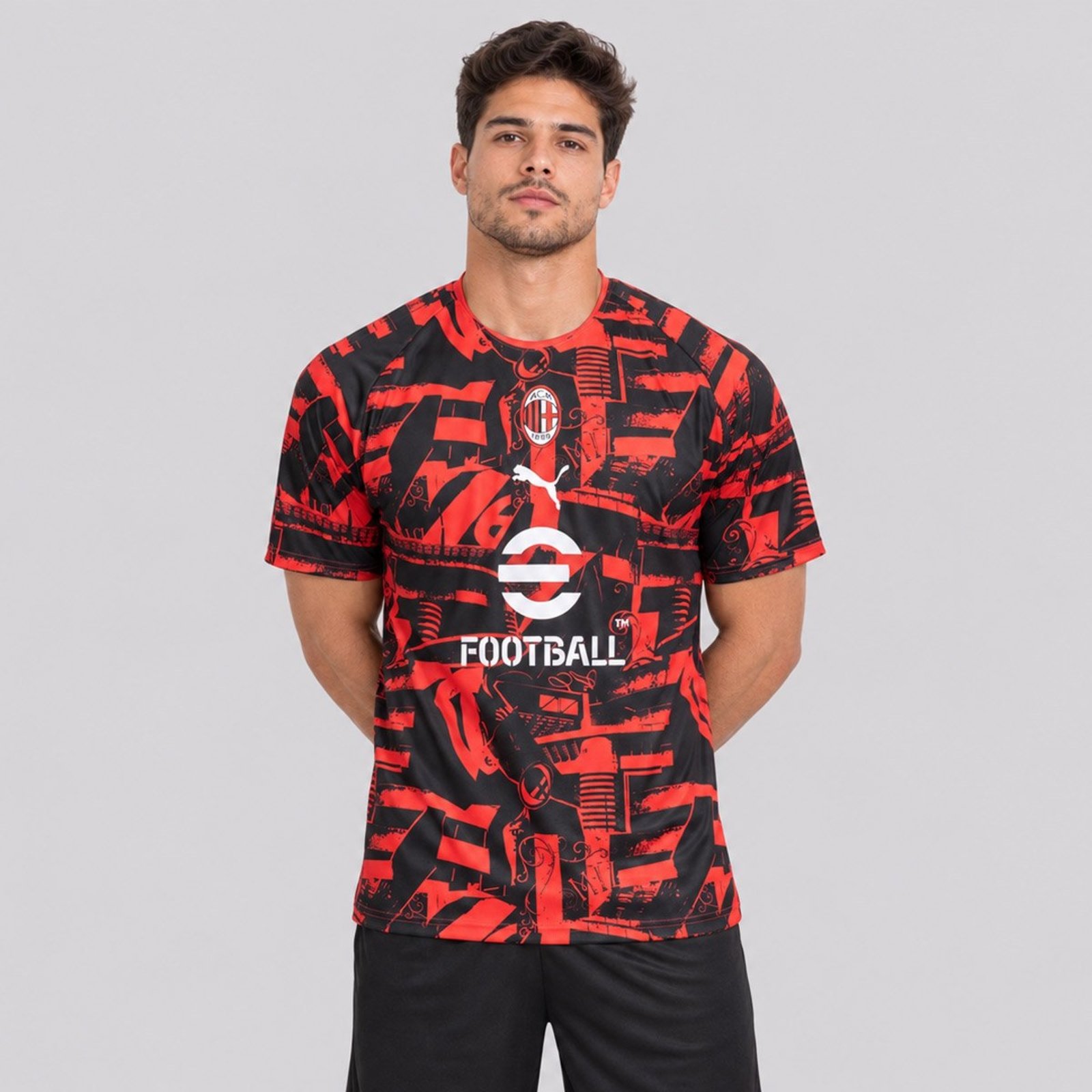 Camisa Puma AC Milan 2027 Pré-Jogo