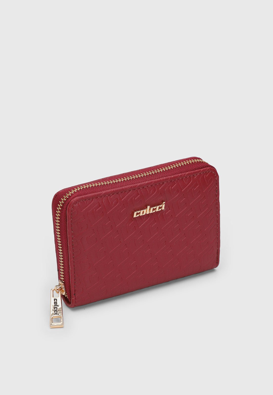 Vista 2 Carteira Feminina Colcci Monograma Vermelha vermelho Colcci vermelho