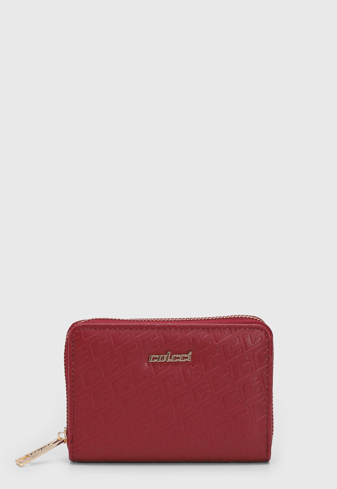 Vista 3 Carteira Feminina Colcci Monograma Vermelha vermelho Colcci vermelho