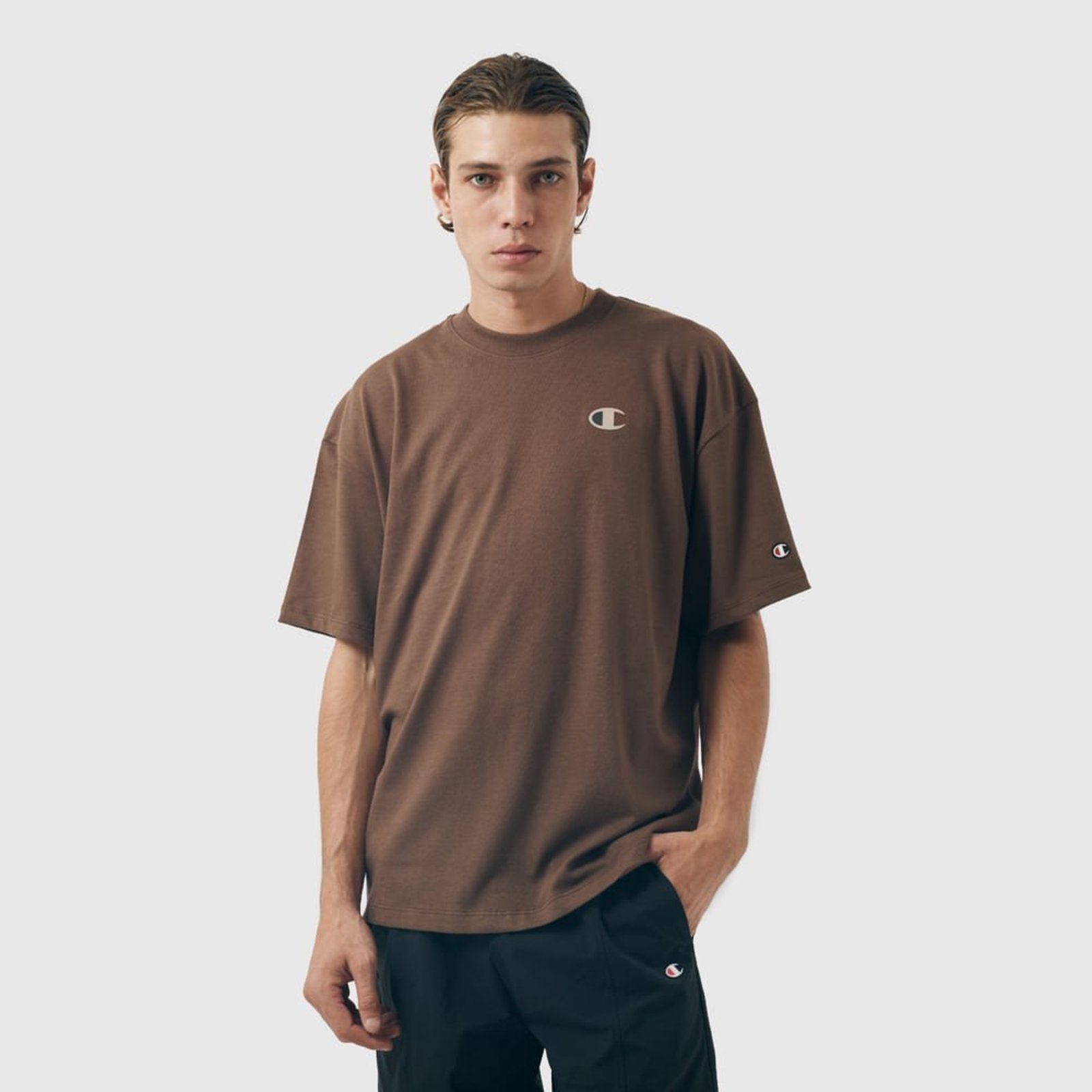 Camiseta Champion Life Boxy Nano Text Ink