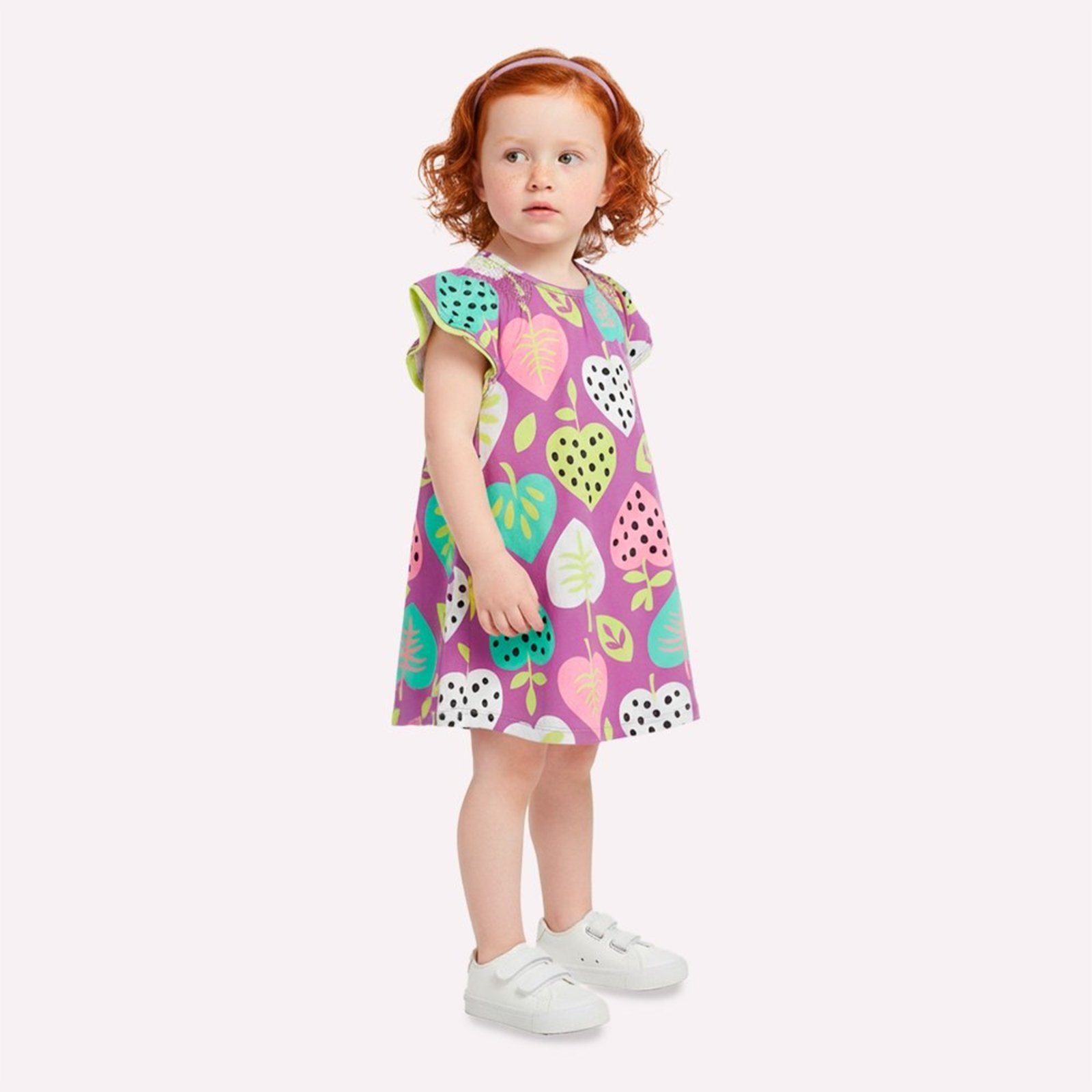 Infantil - Vestido Menina Corações Kyly