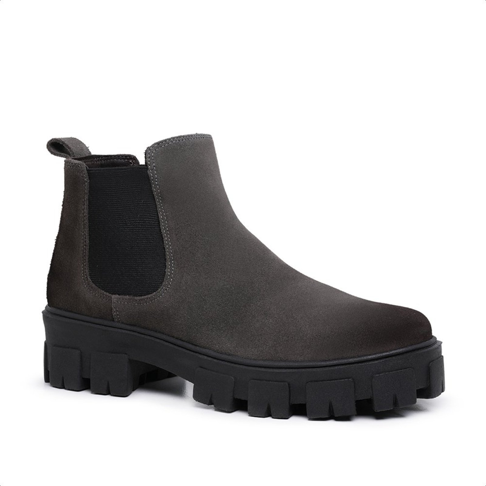 Bota Chelsea Masculina Malbork em Couro com Solado Tratorado 24788NCZ
