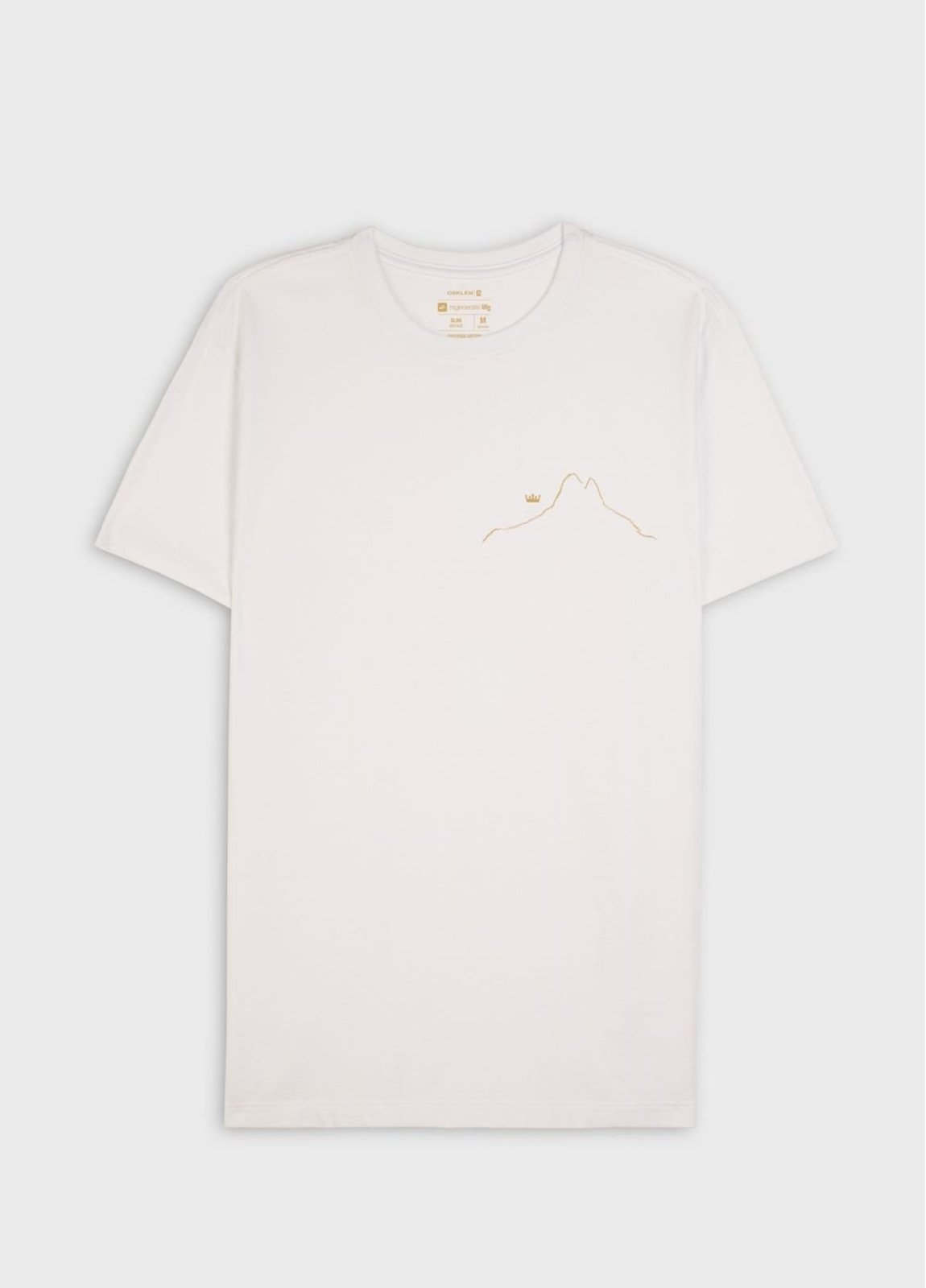 Vista 2 T-shirt slim vintage dois irmaos mc Osklen branco Osklen branco