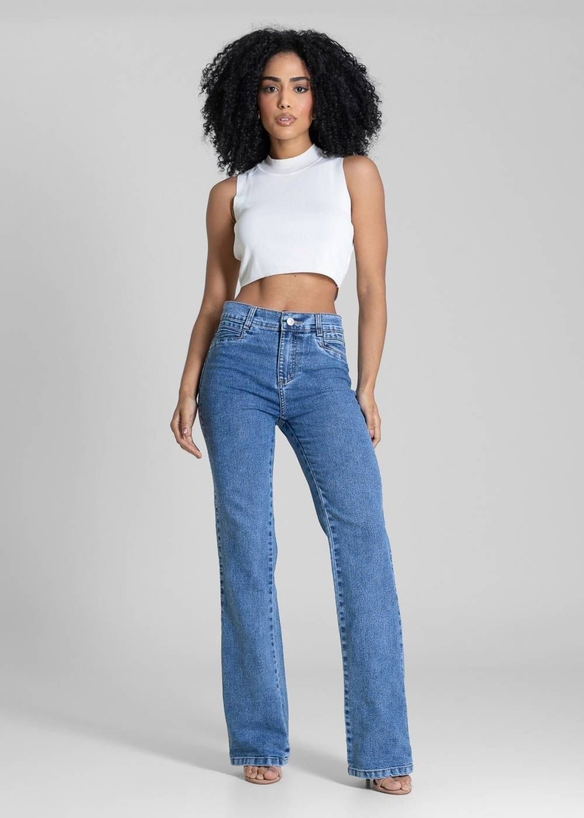 Calça Jeans Sawary Boot Cut - 283249 - Azul - Sawary